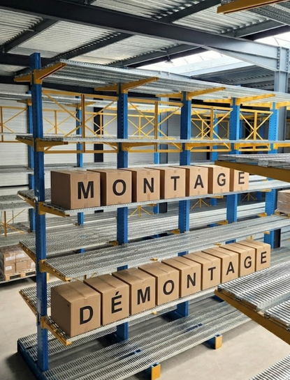 montage et demontage ATLANTIQUE RAYONNAGES