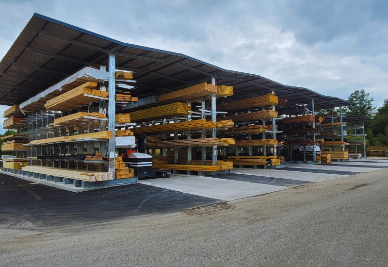 ATLANTIQUE RAYONNAGES Cantilever autoportant